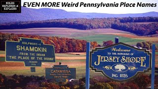 Even More Weird Pennsylvania Place Names [upl. by Shamma]