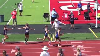 Girls 4x800 M Relay at State 2024 FINALS [upl. by Hammock]