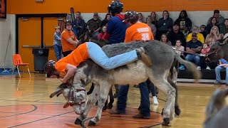 Donkey Basketball  Saline Louisiana February 2 2024 [upl. by Blasien]