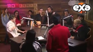 CNCO performs Hey DJ amp Reggaeton Lento Acoustic  ExaFM [upl. by Ailadgim]