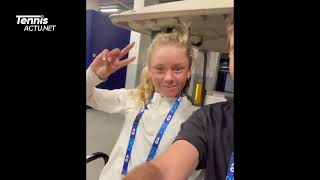 Australian Open 2024  Ksenia Efremova 14 ans séclate et en quarts de premier Grand Chelem Junior [upl. by Xymenes]