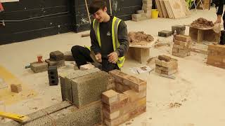 Bricklaying Competition at Wigan College [upl. by Opportuna]