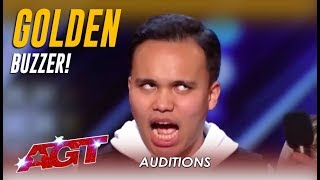 Kodi Lee Blind Autistic Singer WOWS And Gets GOLDEN BUZZER  Americas Got Talent [upl. by Loralie]