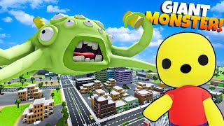 Giant Monster Attacks Wobbly Life City [upl. by Anale918]