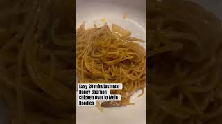 Honey Bourbon Chicken with Lo Mein Noodles [upl. by Jala]