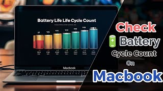 How to Check Battery Life Cycle Count on Any MacBook [upl. by Ellora]