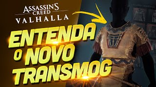 A TROCA DE VISUAL CHEGOU EM ASSASSINS CREED VALHALLA TRANSMOG  4K [upl. by Germana]