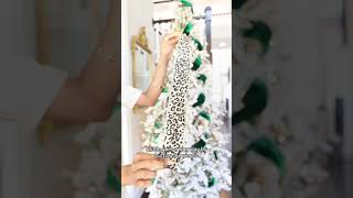 Christmas Tree Tutorial Pt2 How to Add Ribbon to your tree [upl. by Cini]