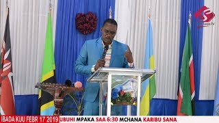 MAHUBIRI UREJESHO zinavyotenda kazi Karama za Kuponya kwa Mkristo PastorSix  Febr 17 2019 [upl. by Rahab]