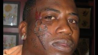 Gucci Mane Shows Off New Ice Cream Face Tattoo Photos [upl. by Lj]