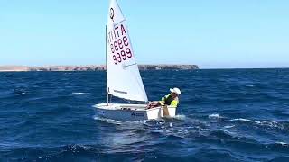 Lanzarote Optimist Training Day 5 sailing optimist lanzarote [upl. by Dupaix]