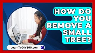 How Do You Remove a Small Tree  LearnToDIY360com [upl. by Lily]