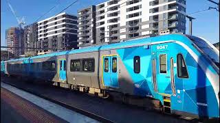 HCMT passing Footscray on a metro tunnel test credit m31tdown [upl. by Wystand]