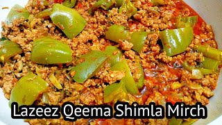 Qeema Shimla Mirch  Keema Shimla Mirch  Shimla Mirch Keema  how to make keema shimla mirch [upl. by Bascio971]