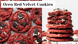 Oreo Red Velvet Cookies [upl. by Htebilil]