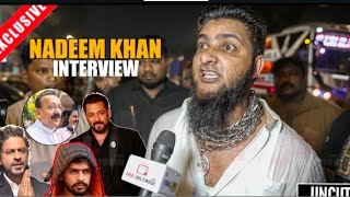 UNCUT  Nadeem Khan  Exclusive Interview Salman Khan Shah Rukh Khan Baba SiddiqueLawrence video [upl. by Bradman]