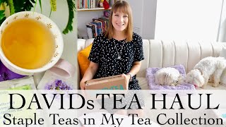 DAVIDsTEA Haul  Staples in My Tea Collection  Loose Leaf Tea Haul [upl. by Artemas]