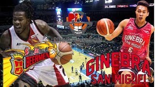 BARANGAY GINEBRA SAN MIGUEL V SAN MIGUEL BEERMAN PBA SEMI FINAL GAME 6 LIVE SMART ARANETA COLISEUM [upl. by Hnoj]