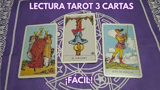 LECTURA TAROT 3 CARTAS CON RIDER WAITE lecturatarot trescartas riderwaite aprendetarot tarot [upl. by Purcell299]