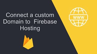 Connect a Custom Domain to Free Firebase Hosting [upl. by Lyrak]