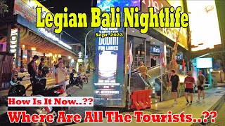 Where Are All The Tourists Quiet Night In Legian Legian Bali Nightlife [upl. by Lirva]