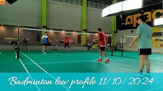 Badminton low profile 11102024 [upl. by Hcra]