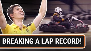 Can An F1 Test Driver Break A Karting Lap Record [upl. by Araeit]