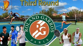 Roland Garros Third Round Day 2 LIVE REACTION and Watch Party [upl. by Yllen397]