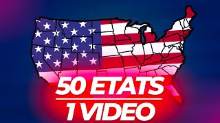 TOUT LES ETATS AMERICAINS DANS UNE VIDEO [upl. by Pfister200]