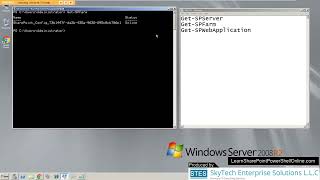 SharePoint PowerShell Cmdlets  Get SPServer GetSPFarm GetSPWebApplication [upl. by Ittam]