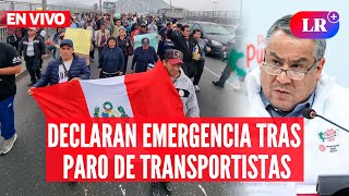 PARO de TRANSPORTISTAS en Lima y Callao Al menos OCHO DETENIDOS en las primeras horas  El Comercio [upl. by Nord]