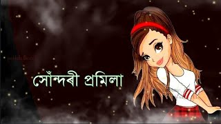 Xundori pomila  vreegu kashyap new assamese song  whatsapp video 2020 [upl. by Chirlin]