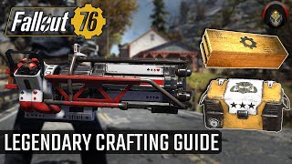 FALLOUT 76  Guide to LEGENDARY CRAFTING [upl. by Terrell744]