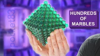 Marble fusion GIANT octahedron how to epoxy solder marbles [upl. by Magnuson]