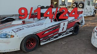 mohave valley raceway 91424 street stock feature in car [upl. by Nerrot993]