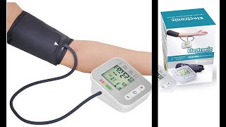 Electronic digital blood pressure monitor sphygmomanometer [upl. by Heathcote]