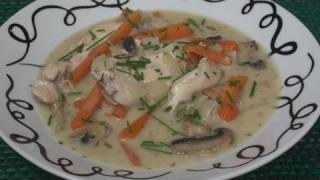 Simple Chicken Fricassee Recipe [upl. by Kado721]