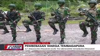 Bebaskan Sandera di Papua 57 Prajurit TNI Naik Pangkat [upl. by Laikeze]