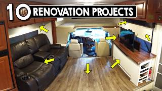 10 RV Renovation Projects I Wish I Did Sooner DIY [upl. by Llemij]