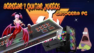 Tutorial Agregar y Quitar Juegos Batocera PC Muy Facil [upl. by Ahsinna]