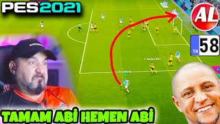 ROBERTO CARLOS YENİ MESSİ KAPAK GİBİ GOLLER TOMANE ve HAALAND FÜZE ATTI  PES 2021 ANALİG 58 [upl. by Drexler]