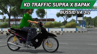 Kodename Traffic Motor SUPRA X  BUSSID V432 [upl. by Suzie447]