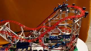 Automated LEGO10261 Roller Coaster [upl. by Tychonn416]