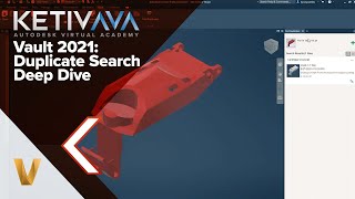 Vault 2021 Duplicate Search Deep Dive  Autodesk Virtual Academy [upl. by Waldman526]