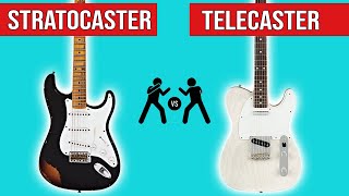 Fender Stratocaster vs Telecaster Can You Hear the Difference [upl. by Winna]