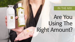 How Much Skin Care Product To Use  Eminence Organics [upl. by Annaiv222]