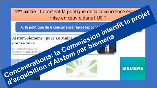 Quelles politiques économiques dans le cadre européen 24 La politique de la concurrence [upl. by Aierdna]