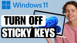 How to Turn off Sticky Keys on Windows 11 or 10 PC [upl. by Conchita751]