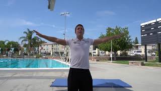 How to do a forward Dive Straight 101a Springboard Diving Strategies Tips Tutorial [upl. by Norra821]