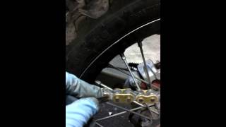 Dirtbike oring Masterlink clip installation Tip [upl. by Northrup]